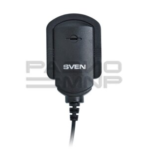Микрофон SVEN MK-150 держатель-клипса каб. 1,8 дж. 3,5мм, черный