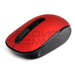Мышь компьютерная беспроводная "Gembird" MUSW-355-R, 3кн. колесо кнопка, 1600DPI, 2.4ГГц (красный)