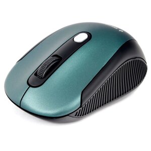Мышь компьютерная беспроводная "Gembird" MUSW-420-2, 4кн. колесо кнопка, 1600DPI, 2.4ГГц (зелёный)