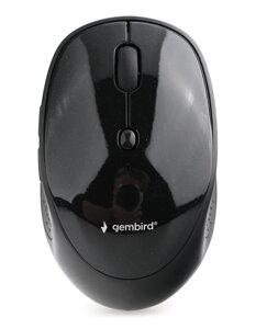 Мышь компьютерная беспроводная "Gembird" MUSW-550, 6кн., 800-1600DPI, Bluetooth v. 3.0, черный