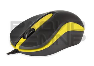 Мышь компьютерная Smartbuy 329, USB (черно-желтая)