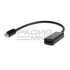 Переходник шт. mini DisplayPort - гн. HDMI шнур 16см "Cablexpert"