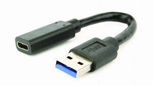 Переходник шт. USB (A) 3.0 - гн. Type-C "Cablexpert"