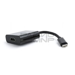 Переходник шт. USB Type-C - гн. HDMI, кабель 15см. Cablexpert"