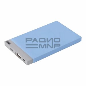 Портативный аккумулятор 4000mAh 1гн. USB 5V, 1А (голубой) Proconnect"