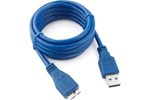 Шнур USB (A) шт. 5 pin micro USB (B) шт. 1,8м USB 3.0 "Cablexpert"