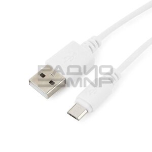 USB кабель для зарядки micro USB "Cablexpert"белый, пакет) 1.8м