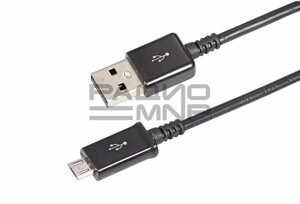 USB кабель для зарядки micro USB, чёрный 1м "Rexant"