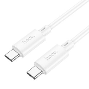 USB кабель шт. Type-C - шт. Type-C 1,0м3,0A, белый X88 Hoco