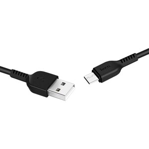 USB кабель шт. USB (A) - шт. Type-C "Hoco" X20, 3А, 1,0м, чёрный