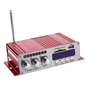 Усилитель звука HY-502S (2x20Вт, USB, SD, FM, Bluetooth, Пульт ДУ)