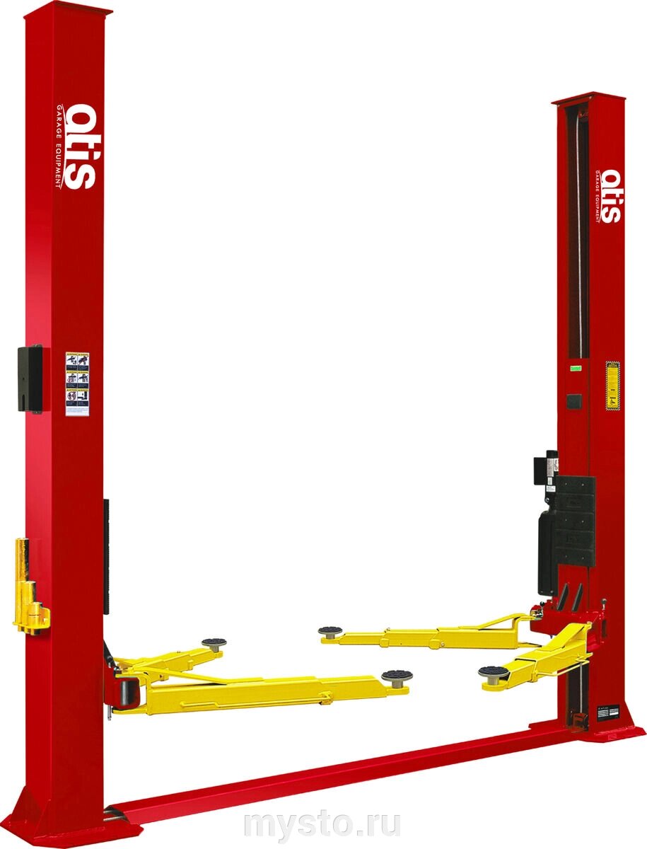 Atis Подъемник двухстоечный автомобильный 4,5 тонны ATIS A245M, электрогидравлический, 220/380В от компании Оборудование для автосервиса и АЗС "Т-ind" доставка в регионы - фото 1