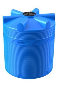 Цилиндрическая емкость для топлива и воды Polimer-Group V 5000 BL, 5000 л
