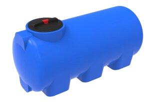 Цилиндрическая емкость для воды и топлива ЭкоПром H750 BL, 750 литров