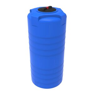 Цилиндрическая емкость для воды и топлива ЭкоПром Т750, 750 литров, синяя