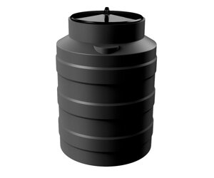 Цилиндрическая емкость для воды и топлива Polimer-Group V 100 BK, 100 литров