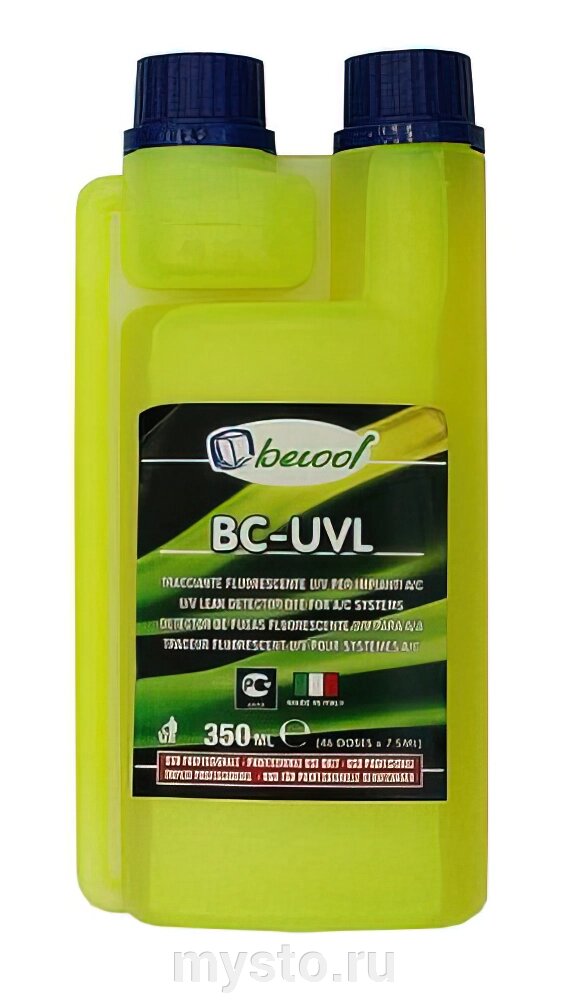 Добавка для поиска утечек фреона Becool Errecom BC-UVL UV 350ML, 350 мл от компании Оборудование для автосервиса и АЗС "Т-ind" доставка в регионы - фото 1