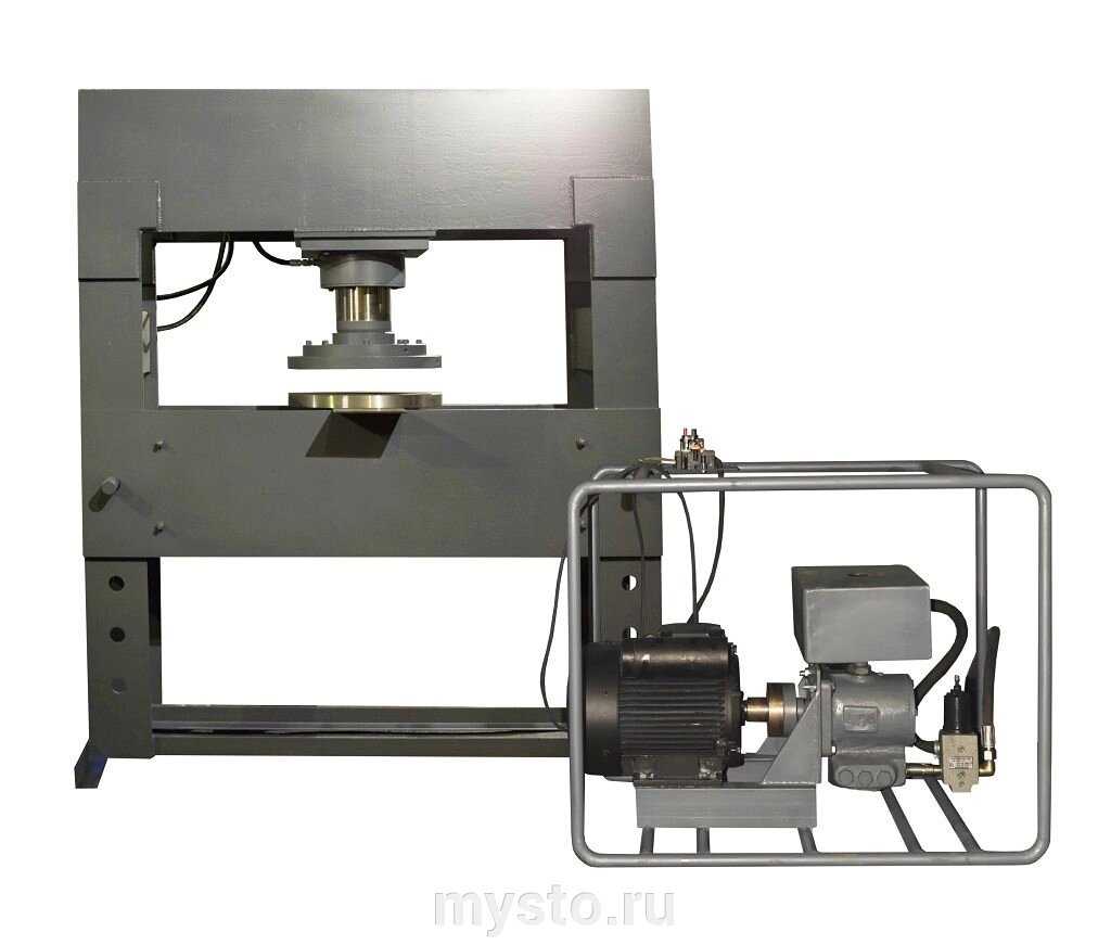 Электрогидравлический пресс 150 тонн T-ind ПЭЛГ150-Л, напольный от компании Оборудование для автосервиса и АЗС "Т-ind" доставка в регионы - фото 1
