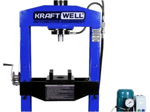 Электрогидравлический пресс 50 тонн KraftWell KRWPR50E, напольный