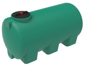 Емкость цилиндрическая ЭкоПром H 1000, 1000 литров, зелёная