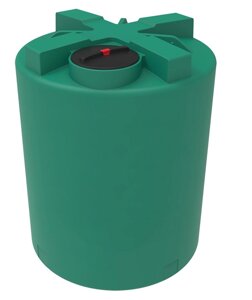 Емкость цилиндрическая ЭкоПром T 3000, 3000 литров, зелёная