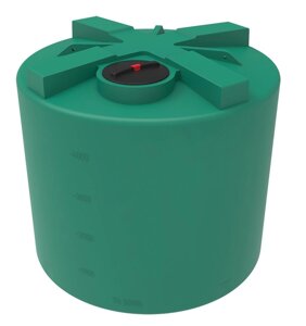 Емкость цилиндрическая ЭкоПром TH 5000, 5000 литров, зелёная