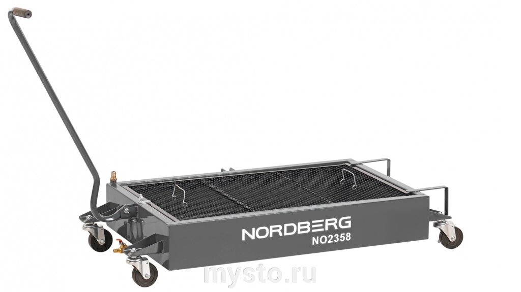 Емкость для сбора масла Nordberg NO2358(G), на колесах, 58л от компании Оборудование для автосервиса и АЗС "Т-ind" доставка в регионы - фото 1