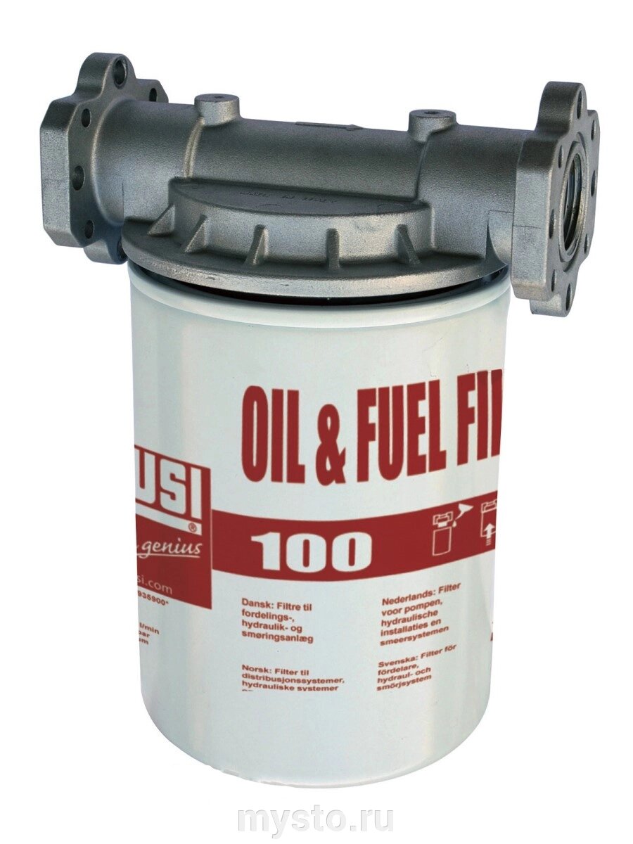 Фильтр-сепаратор PIUSI F0914900B для дизельного топлива, масла, 10 мкм, 100 л/мин от компании Оборудование для автосервиса и АЗС "Т-ind" доставка в регионы - фото 1