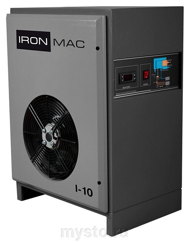 IRONMAC Рефрижераторный осушитель воздуха для компрессора IronMac DRYER I-10, 16 бар, 1200л/мин от компании Оборудование для автосервиса и АЗС "Т-ind" доставка в регионы - фото 1