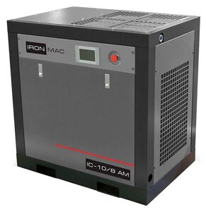 IRONMAC Винтовой компрессор IronMac IC 10/10 AM, прямой привод, 10 бар, IP23, 900л/мин
