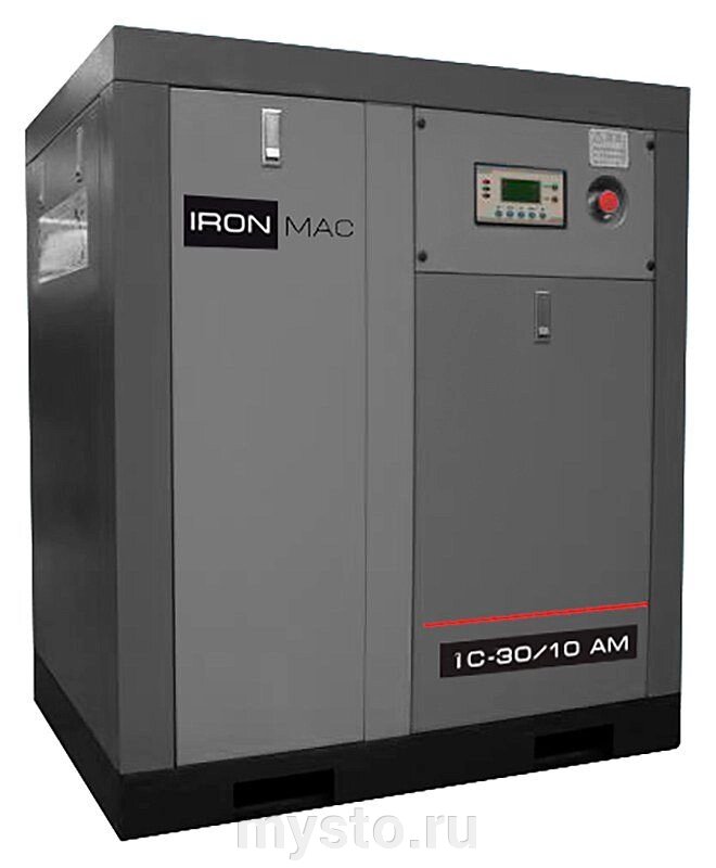 IRONMAC Винтовой компрессор с инвертором IronMac IC 30/15 VSD, прямой привод, 15 бар, IP55, 2030л/мин от компании Оборудование для автосервиса и АЗС "Т-ind" доставка в регионы - фото 1