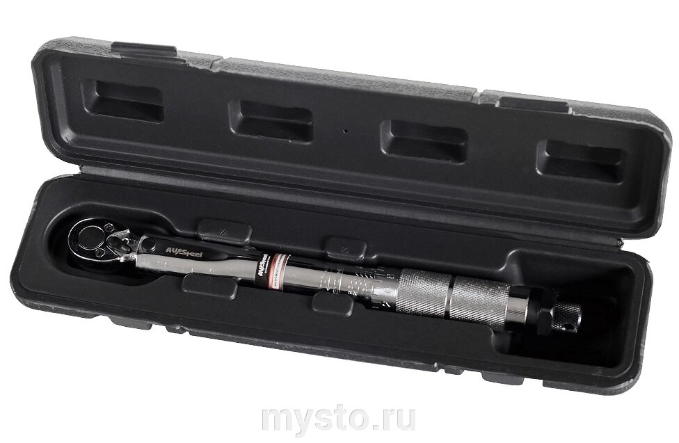 Ключ динамометрический AV Steel AV-507025, щелчковый, 5-25 Нм, 1/4" от компании Оборудование для автосервиса и АЗС "Т-ind" доставка в регионы - фото 1