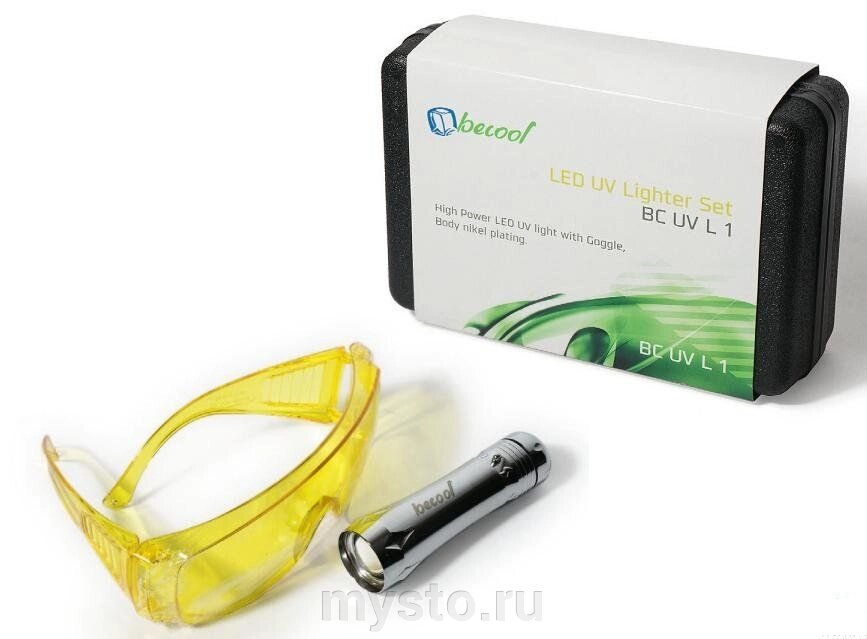 Комплект для обнаружение утечек фреона Becool BC-UV-L-1, в кейсе от компании Оборудование для автосервиса и АЗС "Т-ind" доставка в регионы - фото 1