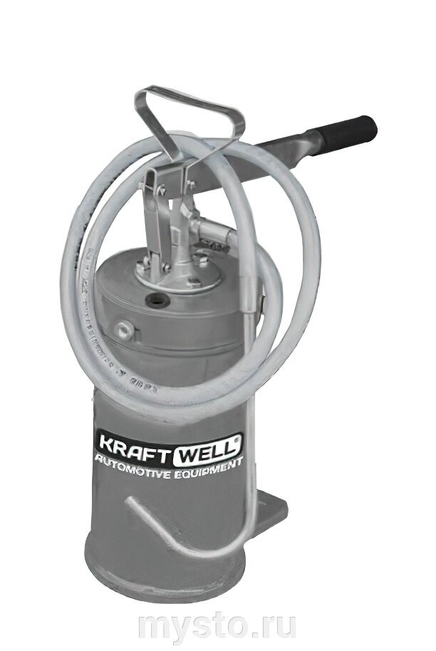 KraftWell Нагнетатель масла (маслораздатчик) Kraftwell KRW1795, ручной, 5 литров от компании Оборудование для автосервиса и АЗС "Т-ind" доставка в регионы - фото 1