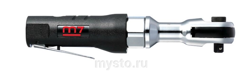 MIGHTY-SEVEN Пневмотрещотка угловая Mighty Seven NE-332T, 3/8", с кнопкой, 81 Нм от компании Оборудование для автосервиса и АЗС "Т-ind" доставка в регионы - фото 1