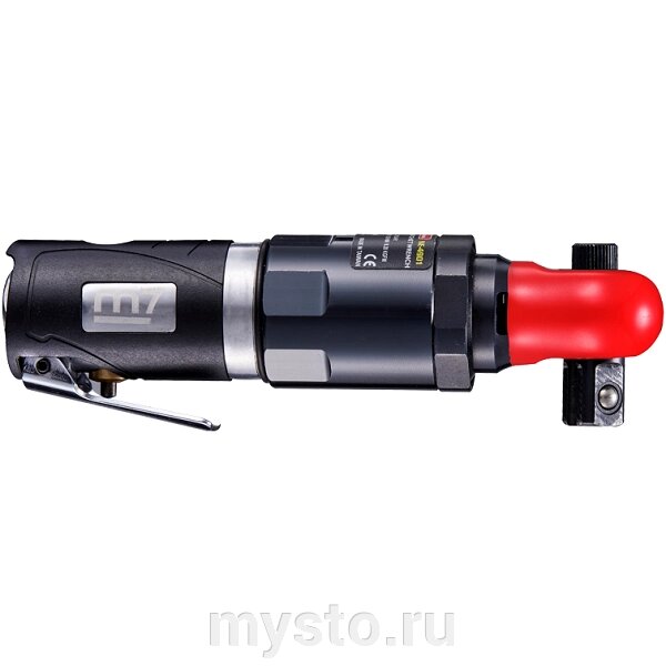 MIGHTY-SEVEN Пневмотрещотка угловая Mighty Seven NE-3901, 3/8", 54 Нм, короткая от компании Оборудование для автосервиса и АЗС "Т-ind" доставка в регионы - фото 1