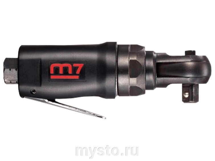 MIGHTY-SEVEN Пневмотрещотка угловая Mighty Seven NE-451R, 1/2", 30 Нм, короткая от компании Оборудование для автосервиса и АЗС "Т-ind" доставка в регионы - фото 1