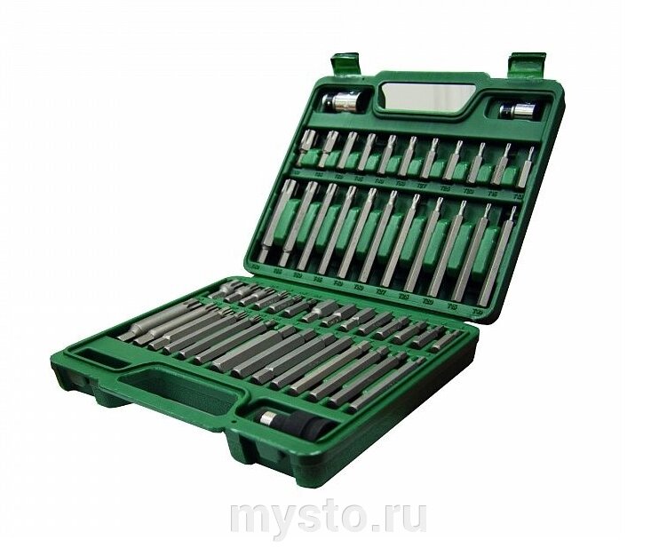 Набор бит для шуруповерта Hans 06453, 1/2", 3/8", TORX, XZN, 53 предмета от компании Оборудование для автосервиса и АЗС "Т-ind" доставка в регионы - фото 1