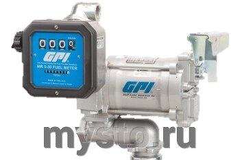 Насос для бензина, дизельного топлива GPI M-3130-PO/MR5-30-L8N электрический, 220В, 115л/мин от компании Оборудование для автосервиса и АЗС "Т-ind" доставка в регионы - фото 1