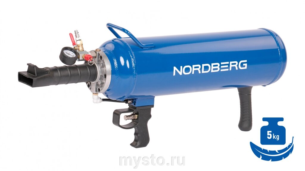 Nordberg Бустер автоматический для накачки шин NORDBERG CH3AL, 12л, алюминиевый от компании Оборудование для автосервиса и АЗС "Т-ind" доставка в регионы - фото 1
