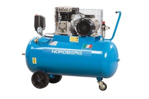 Nordberg Поршневой компрессор NORDBERG NC100/360, ременной привод, масляный, 360 л/мин, 380В