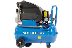 Nordberg Поршневой компрессор NORDBERG NCE25/240, ременной привод, масляный, 240 л/мин, 220В
