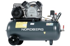 Nordberg Поршневой компрессор NORDBERG NCP100/500, ременной привод, масляный, 500 л/мин, 380В