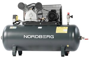 Nordberg Поршневой компрессор NORDBERG NCP300/690, ременной привод, масляный, 690 л/мин, 380В