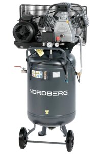 Nordberg Поршневой компрессор NORDBERG NCPV100/580, ременной привод, масляный, 580 л/мин, 380В