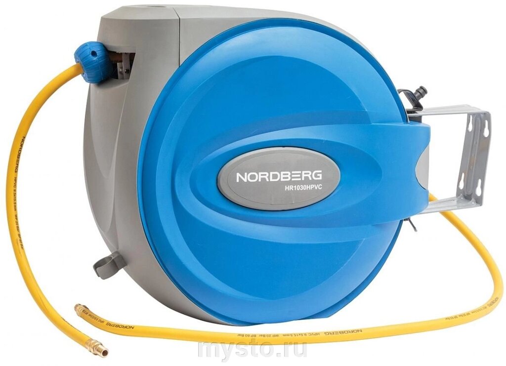 Nordberg Шланг для раздачи сжатого воздуха NORDBERG HR1030HPVC, 9,5х15,5мм, на катушке, 30м от компании Оборудование для автосервиса и АЗС "Т-ind" доставка в регионы - фото 1