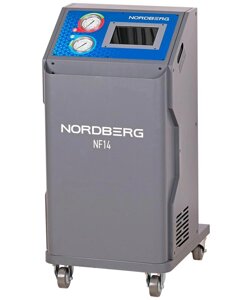 Nordberg Станция для заправки автокондиционеров NORDBERG NF14, 10 л, автоматическая, 60 л/мин