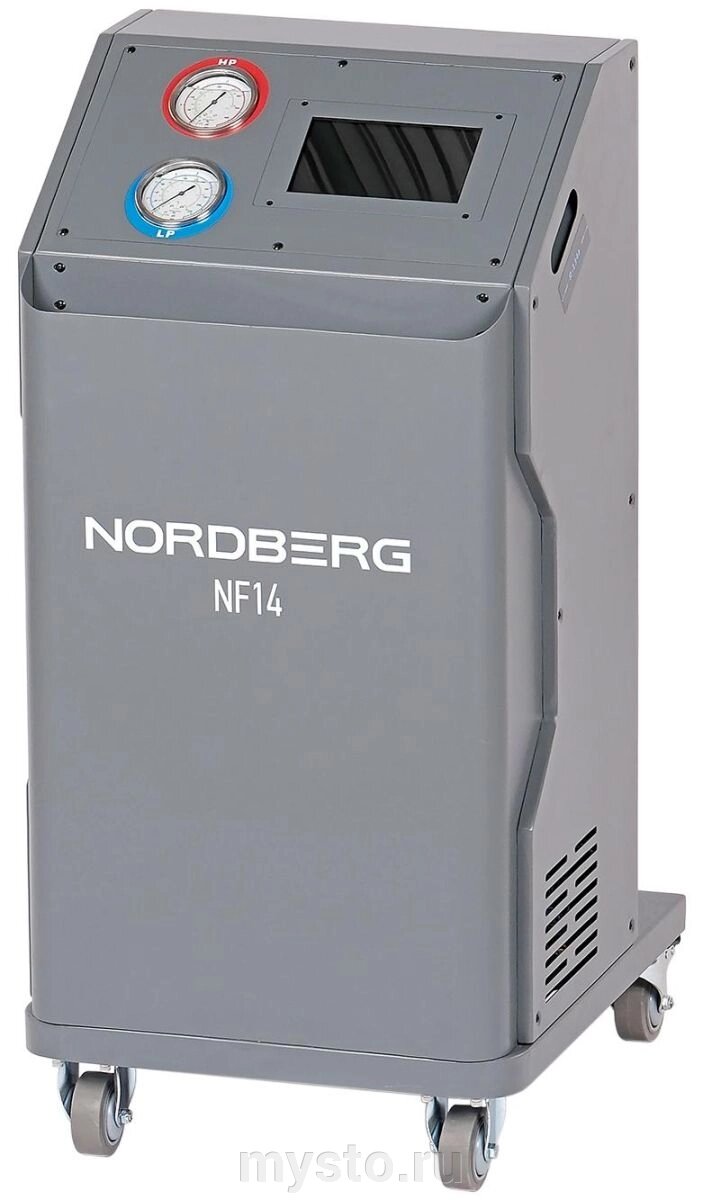 Nordberg Станция для заправки автокондиционеров NORDBERG NF14, 10 л, автоматическая, 60 л/мин от компании Оборудование для автосервиса и АЗС "Т-ind" доставка в регионы - фото 1