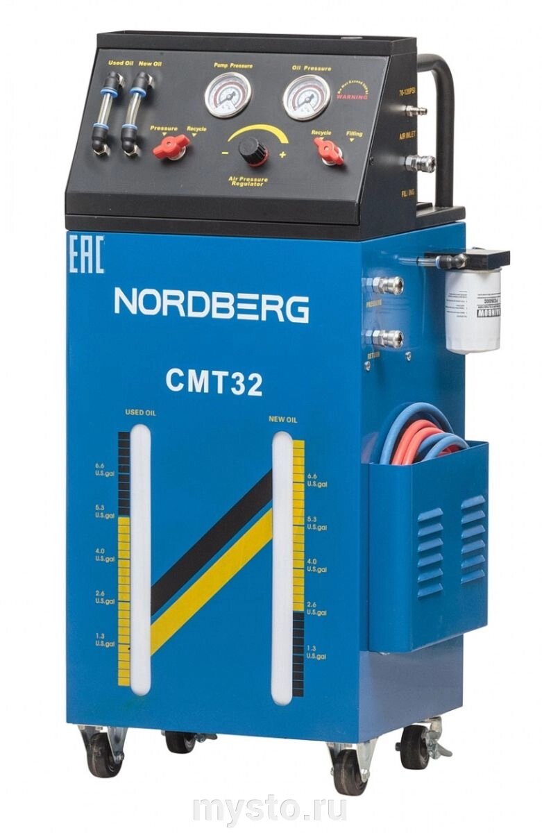Nordberg Установка для промывки и замены масла в АКПП NORDBERG CMT32, 12В от компании Оборудование для автосервиса и АЗС "Т-ind" доставка в регионы - фото 1