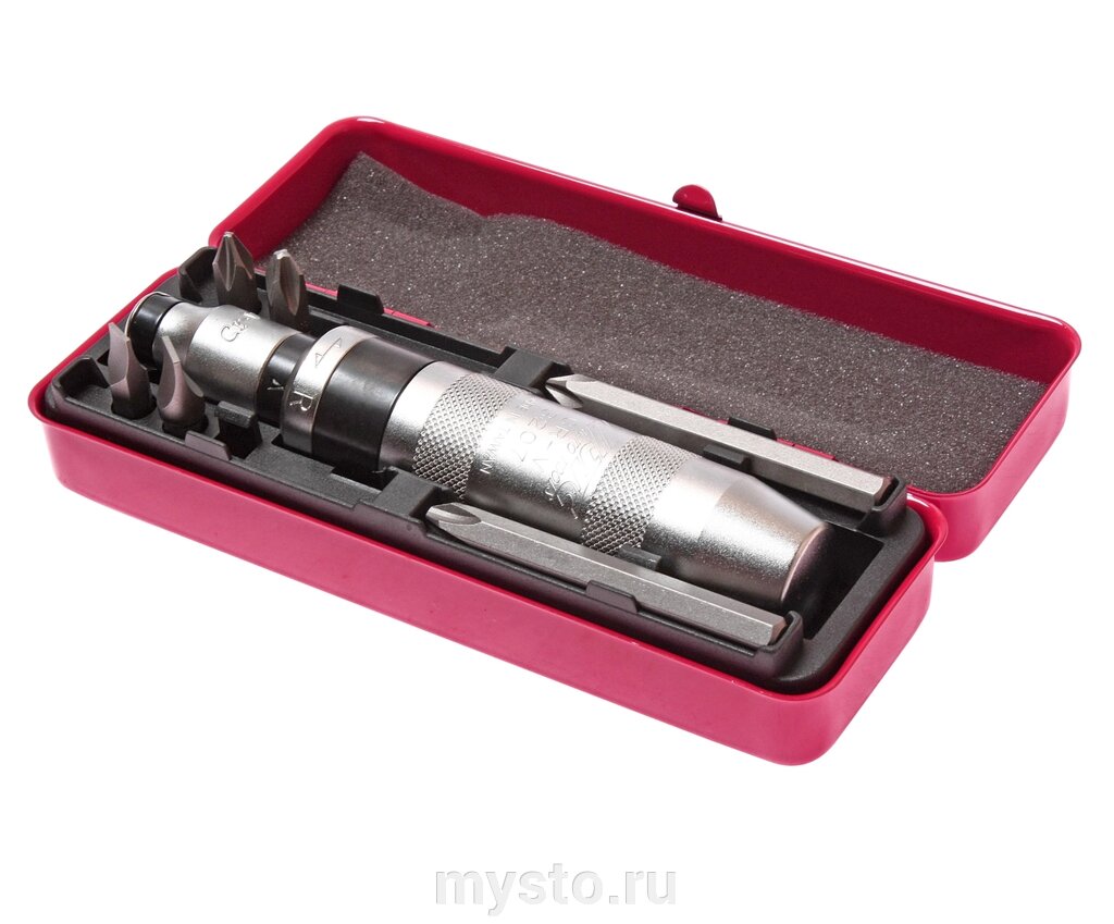 Отвёртка ударная с битами JTC JTC-3207, 1/2", 6шт. от компании Оборудование для автосервиса и АЗС "Т-ind" доставка в регионы - фото 1